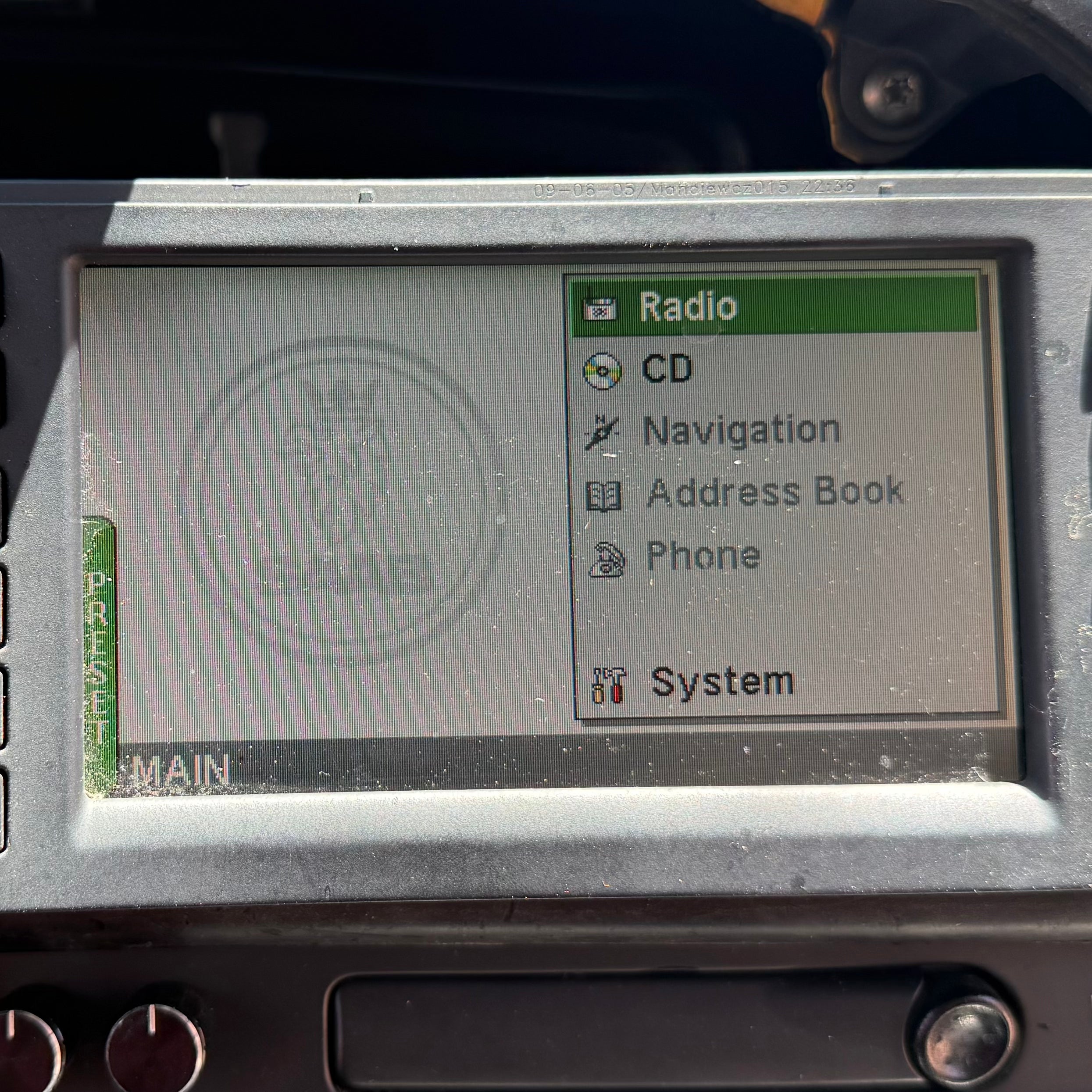 2003-2006 Saab 9-3 ICM3 Radio