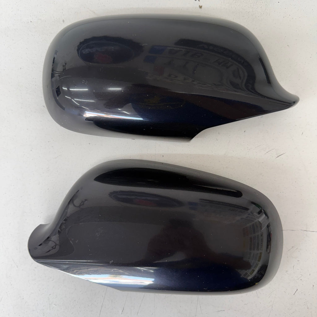 2003+ Saab 9-3 Mirror Caps, Jet Black