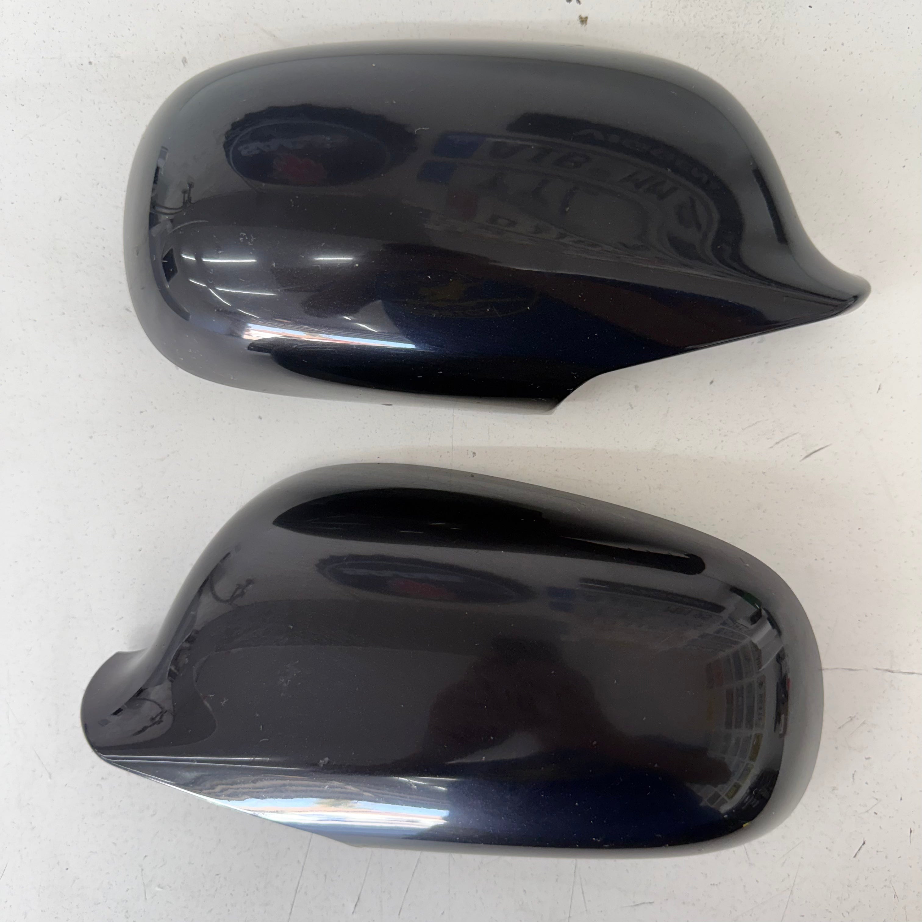 2003+ Saab 9-3 Mirror Caps, Jet Black