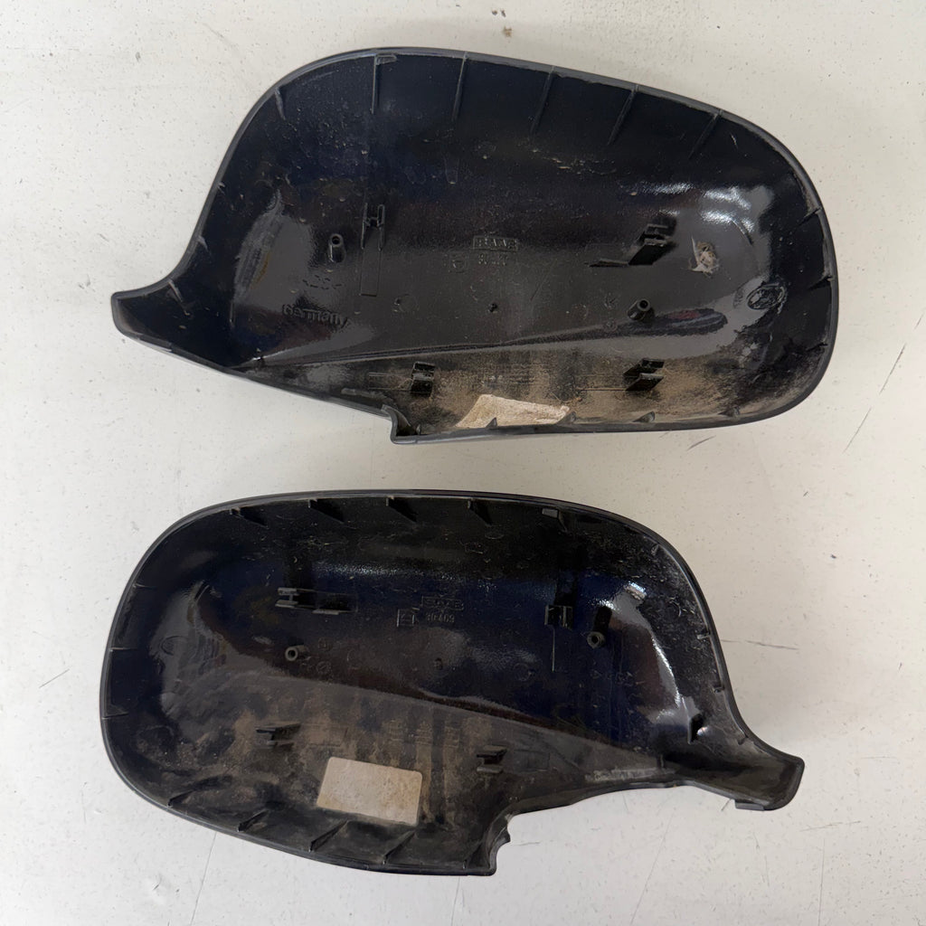 2003+ Saab 9-3 Mirror Caps, Jet Black