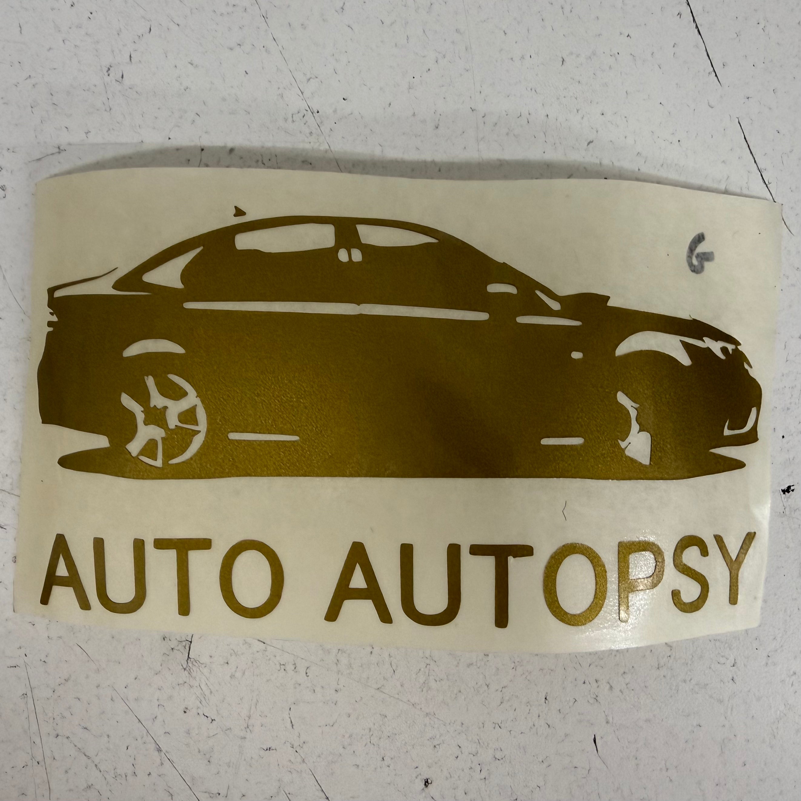 Auto Autopsy Channel Logo Sticker