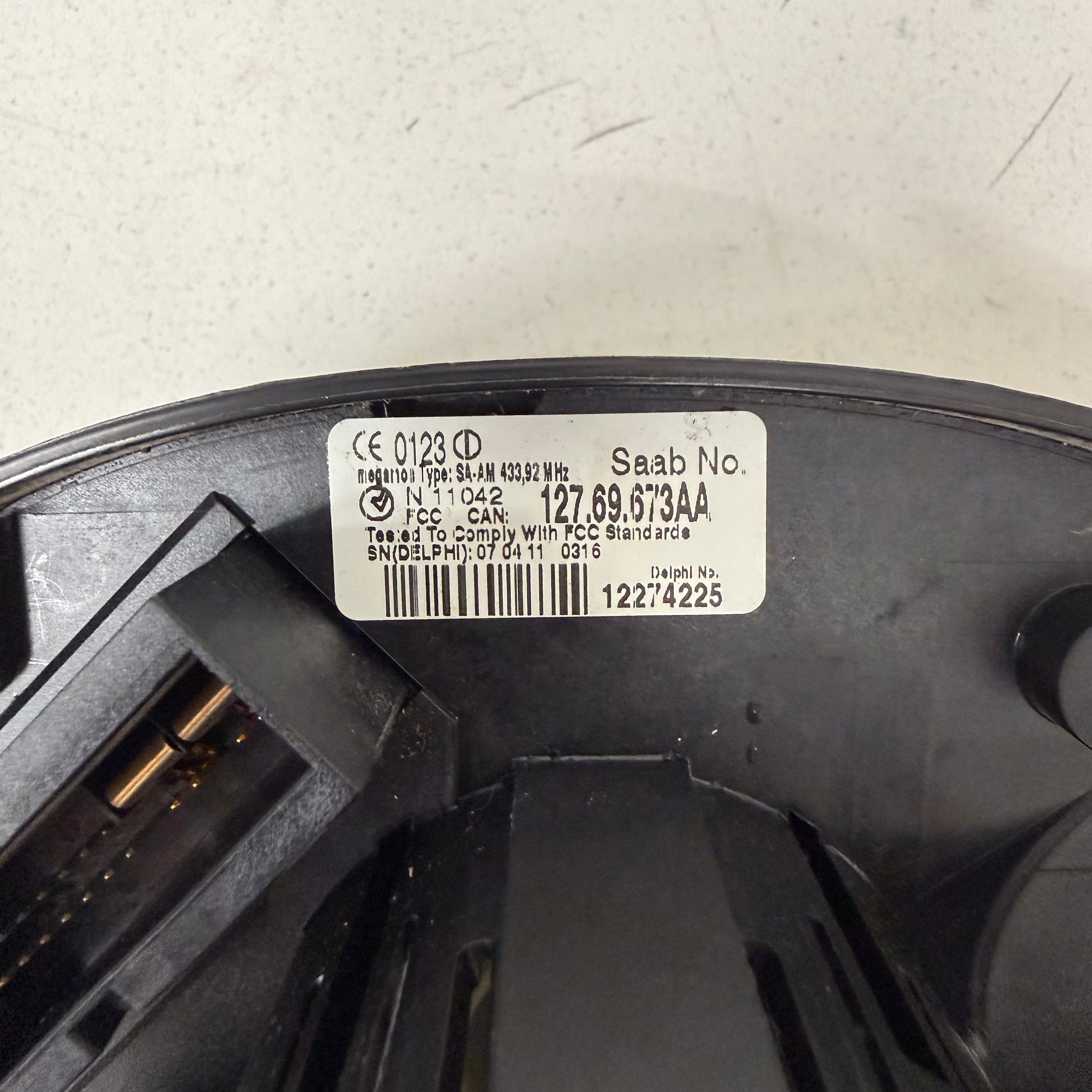 2005-2011 Saab 9-3 CIM, No Key - FOR PARTS ONLY