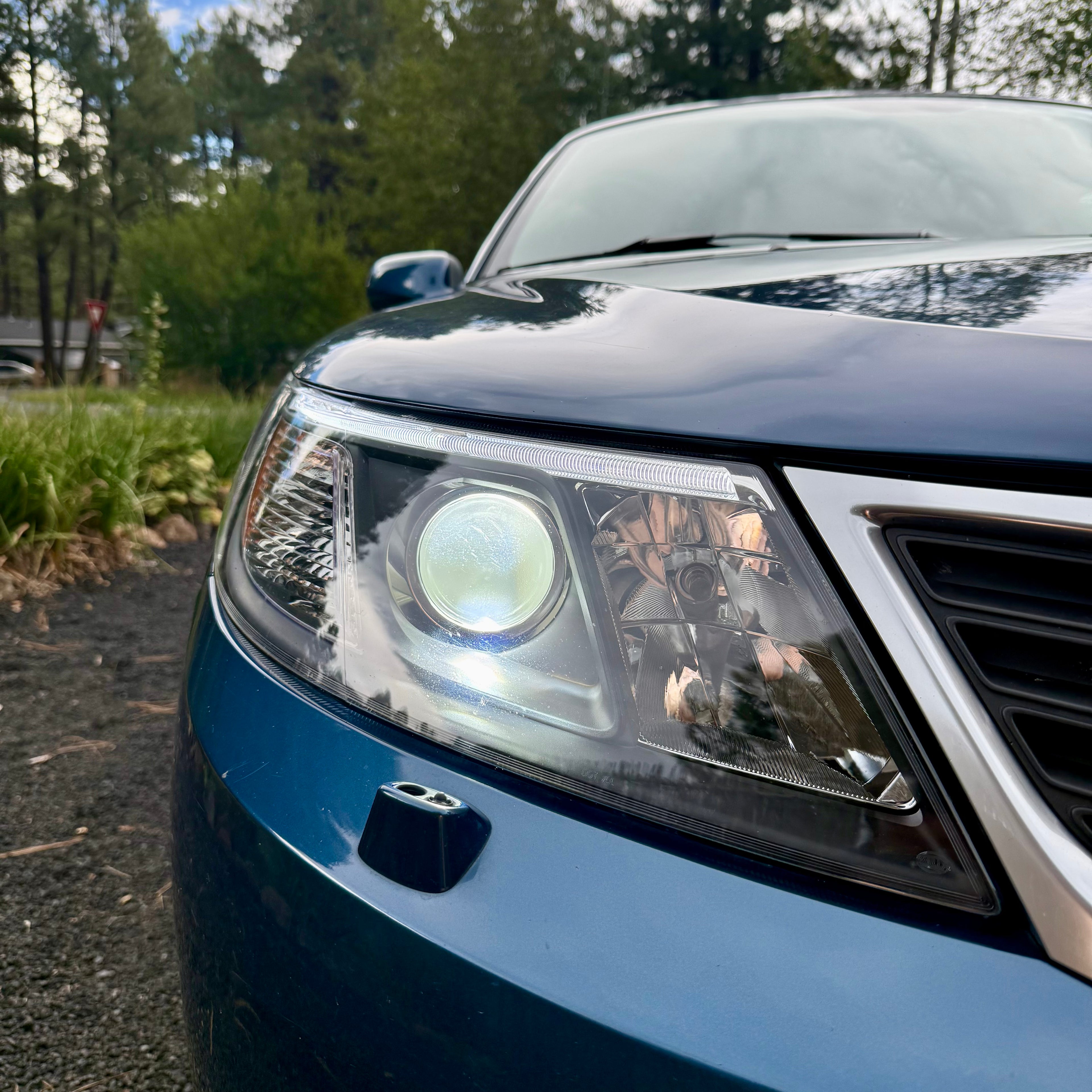 2008+ Saab 9-3 Headlight LED DRL Upgrade