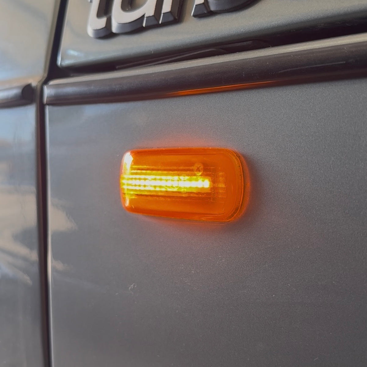 Sequential Fender Sidemarker Upgrade, Orange