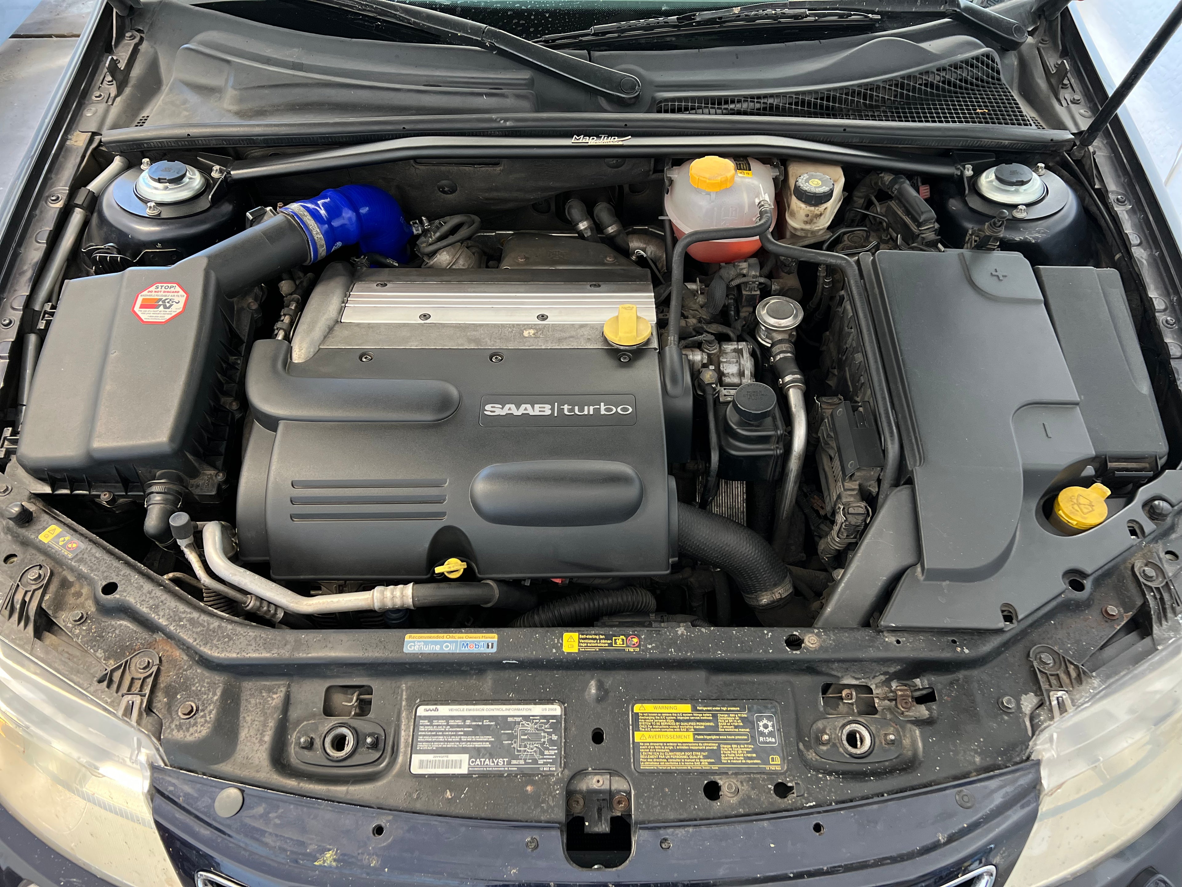 Maptun Stage 1 Tune for 2003+ Saab 9-3 2.0T (B207 engine, T8 ECU)