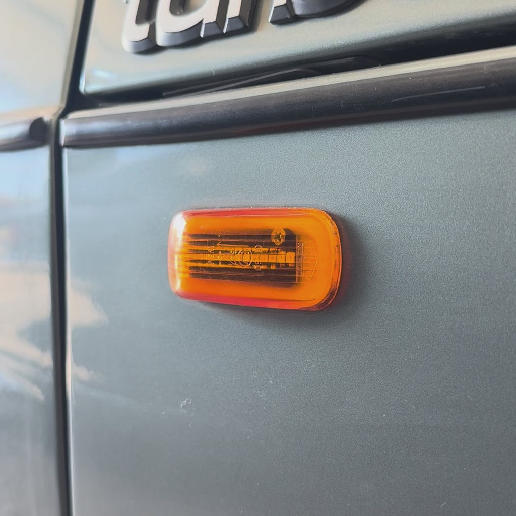 Sequential Fender Sidemarker Upgrade, Orange
