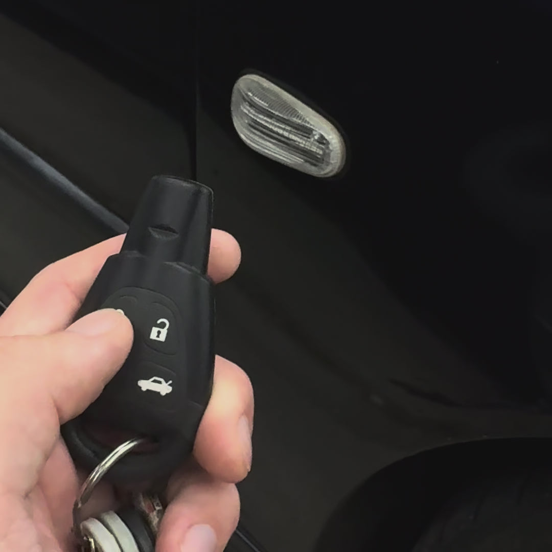 Sequential Fender Sidemarker Upgrade, Clear